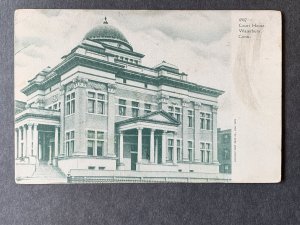 Court House Waterbury CT Litho Postcard H214782522