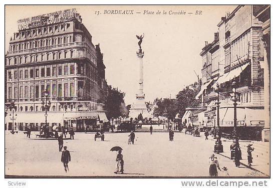 BORDEAUX, Place de la Comedie, Gironde, France, 00-10s