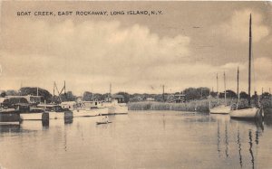 H99/ East Rockaway Long Island New York Postcard c1948 Boat Breek  214