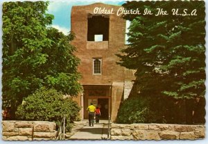 Postcard - Oldest Church In The U.S.A., San Miguel Mission - Santa Fe, N. M.