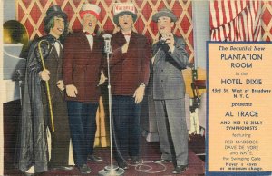 1940s New York City Hotel Dixie Interior linen  occupation Postcard 26-66