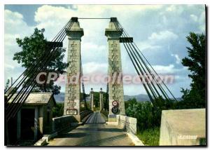 Postcard Modern Suspension Bridge On Gignac I'Herault