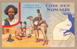 Colonies Francaises Cote Des Somalis Non  backing Advertising Unused 