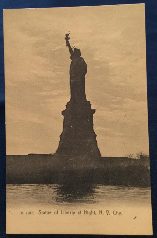 Postcard Unused Statue of Liberty NY circa 1904 LB