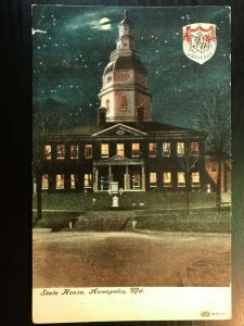 Vintage Postcard 1907-1915 Maryland State House Annapolis Maryland