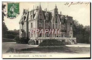 Old Postcard Villers sur Mer Villa San Carlo