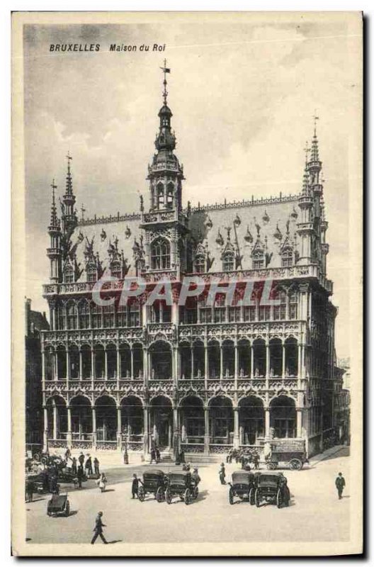 Brussels Old Postcard King's House