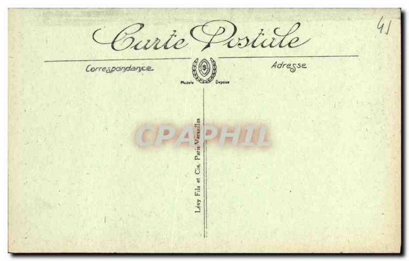 Old Postcard Cheverny Chateau Corridors Perspective