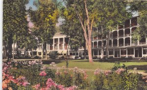 Bedford Pennsylvania 1930s Hand Colored Postcard Bedford Springs Hotel 