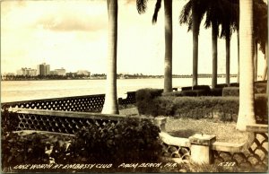 RPPC Lake Worth Embassy Club Palm Beach Florida Real Photo Postcard