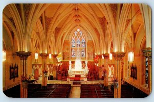 Brockville Canada Postcard Interior View of St. Francis Xavier Church c1960's