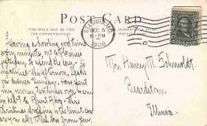 Union Station Train Depot St Louis Missouri 1908 postcard