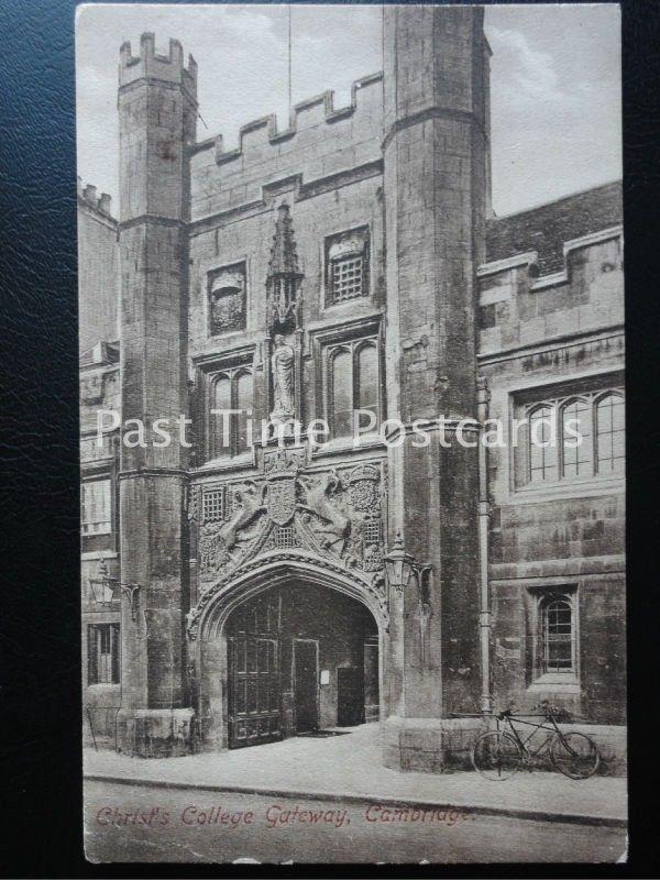 c1910 - Christ's College Gateway, Cambridge