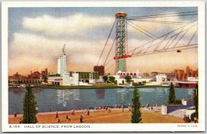 Hall Of Science From Lagoon Century Of Progress Chicago Int'l Expo Postcard