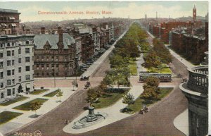 America Postcard - Commonwealth Avenue - Boston - Massachusetts - Ref TZ8827