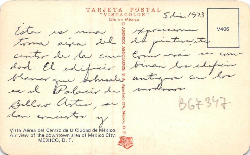 B67347 Mexico City Ciudad de los Palacios