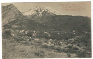 Postcard Montenegro 1913 Bar View of the City Mountains