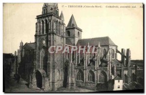 Postcard Old South Treguier Cathedral Ensemble