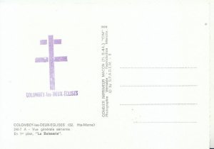 France Postcard - Colombey-Les-Deux-Eglises - Ref TZ5183