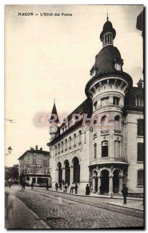 Old Postcard Hotel Macon Post