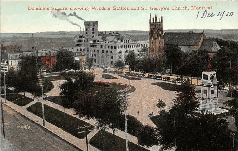 br105895 dominion square windsor station st georges church montreal canada