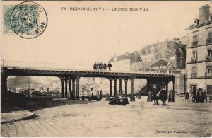 CPA Redon Pont de la Ville (1236689)
