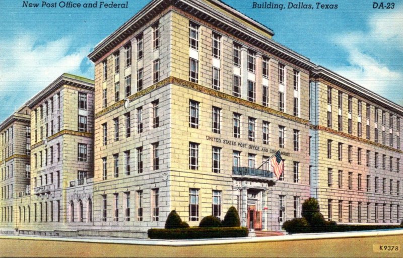 Texas Dallas New Post Office and federal Building