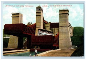 c1910 Hydraulic Lift-Lock Peterborough Ontario Canada Antique Postcard