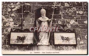 Old Postcard Saint Cornely Carnac and Steers