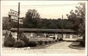Chattanooga TN South-Way Motel US 27 Real Photo Postcard