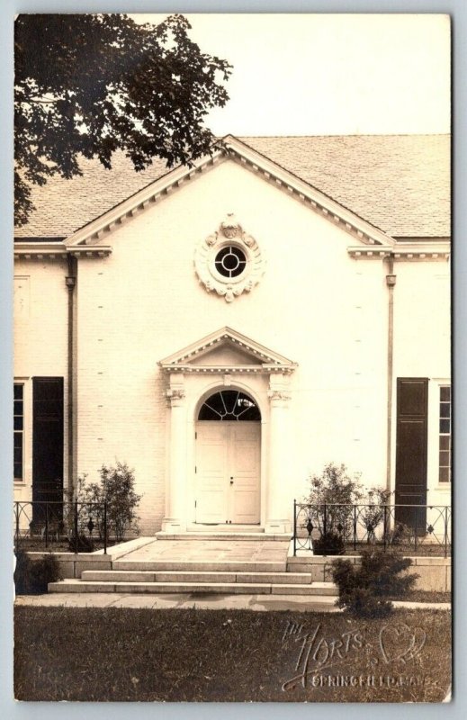 RPPC  Springfield Massachusetts    Postcard  c1915