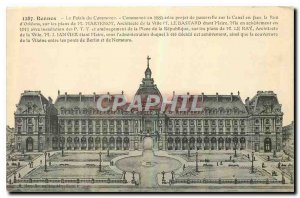 Old Postcard Rennes Le Palais du Commerce