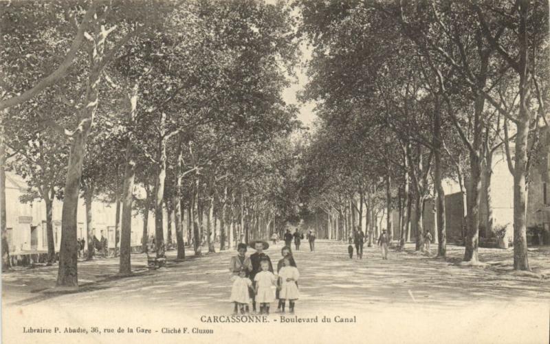 CPA CARCASSONNE - Boulevard du Canal (112951)