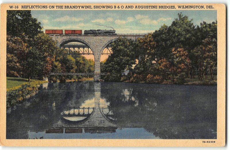 Reflections on the Brandywine, B&) Railroad & Augustine Bridges, Wilmington DE