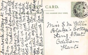 England Ottery St Mary 1910 vintage postcard