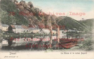 Belgium, Dinant, La Meuse et le Rocher Bayard