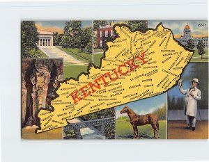 Postcard Famous Places in Kentucky USA