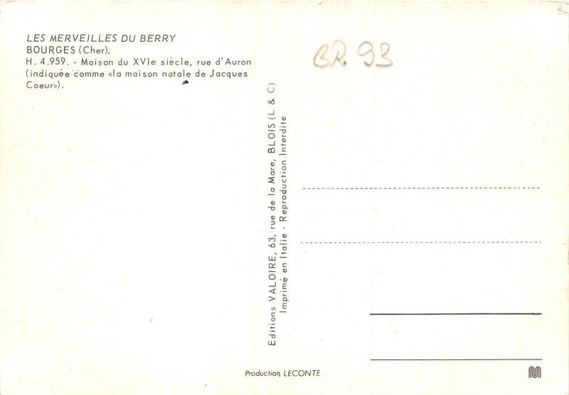 BR093 Maison Bourges france