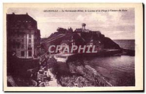 Old Postcard The Granville Normandy Hotel Casino and the Beach has the bath time