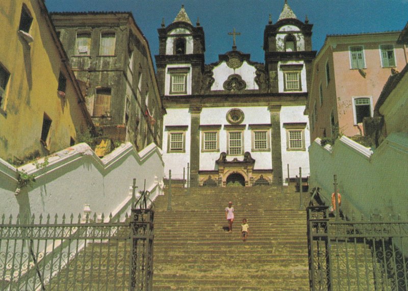 Salvador Passos Church Brazil Postcard