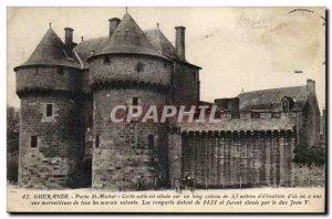 Guerande Old Postcard Porte St Michel