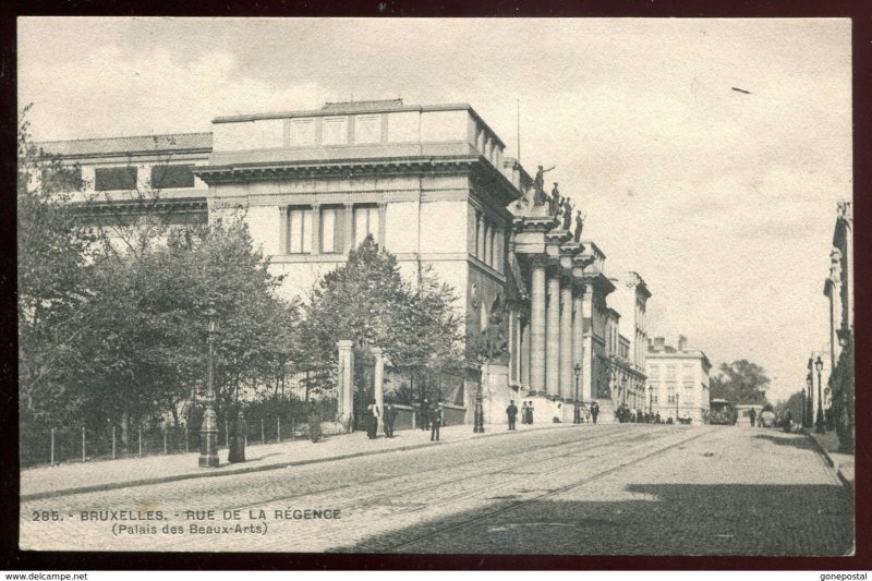 dc1030 - BELGIUM Bruxelles/ Brussels 1900s Rue de la Regence