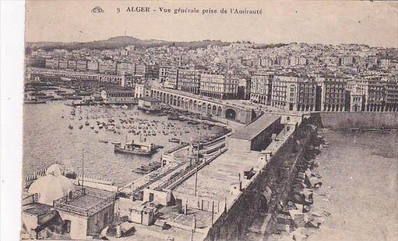 Algeria Alger Vue generale prise de l'Amiraute 1925