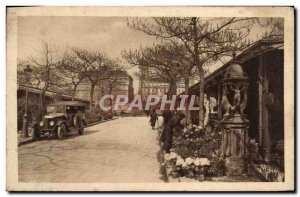 Old Postcard The Small Tables Of Paris Le Marche Aux Fleurs De La Cite