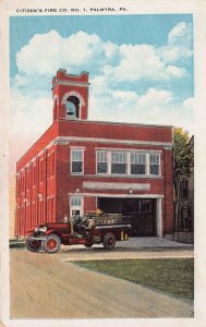 Citizen's Fire Co. No. 1, Palmyra, Pennsylvania, Early Postcard, Unused