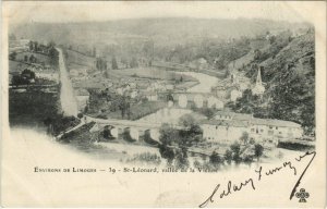 CPA Env. de LIMOGES - St-LÉONARD vallée de la VIENNE (122468)