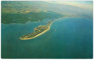 Costa Rica Puntarenas Aerial View 1960s-1970s Postcard #3