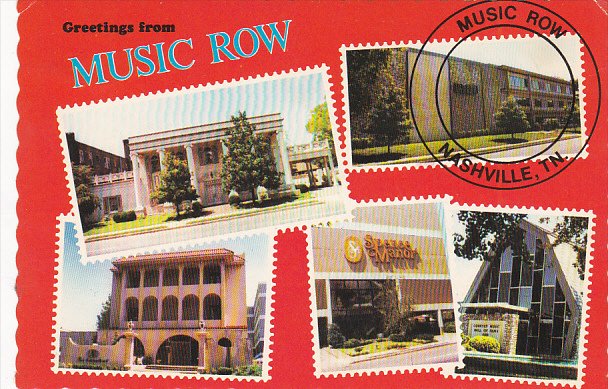 Greetings From Music Row Nashville Tennessee