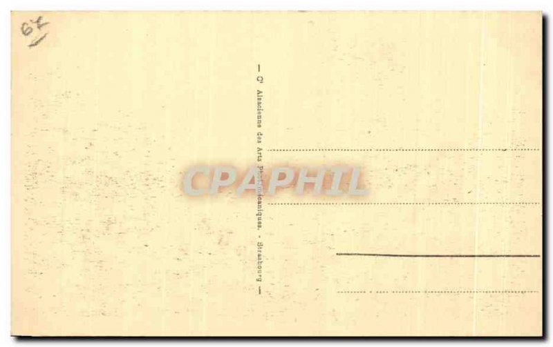 Old Postcard Obernai The Ramparts Boulevard