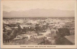 Tucson AZ Catalina Mountains Arizona Albertype Unused Rasmessen Postcard G27